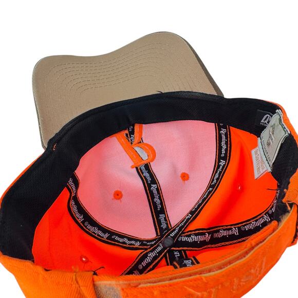 Remington Arms by Outdoor Hunter Orange Cap Mens One Size Black Embroidered Logo - Picture 8 of 9